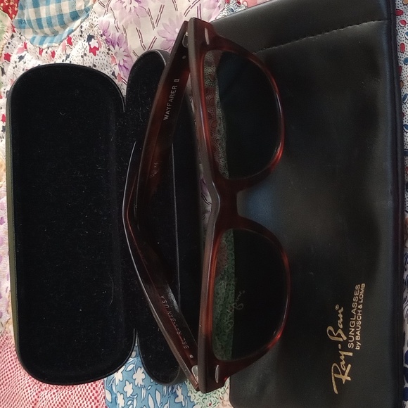 NWOT RAY-BAN Tortoise Shell WAYFARER Sunglasses - Picture 2 of 8